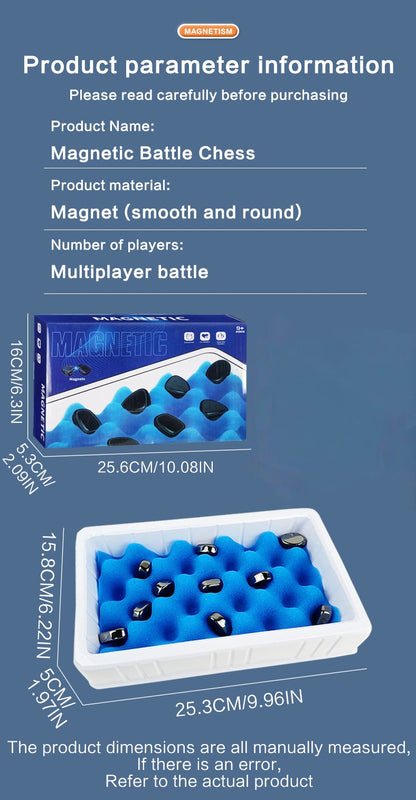 Scacchi magnetici, giocattoli educativi, Stepping on Thunder, induzione magnetica, interazione genitori-figli, giochi da tavolo per bambini, scacchi con effetto magnetico