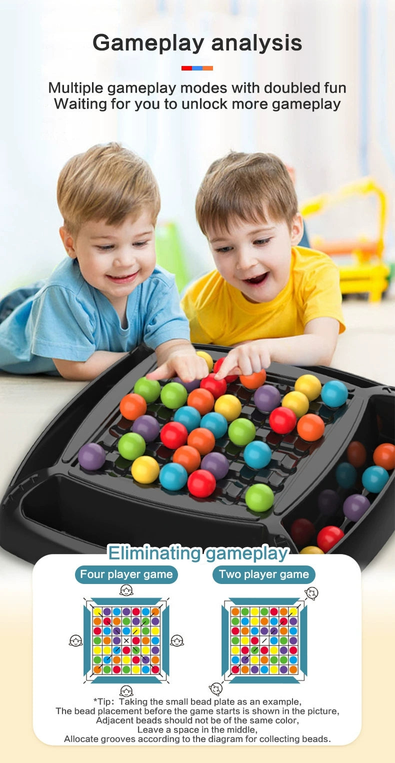 Fun and colorful Rainbow Elimination Game Parent-child interactive happy elimination match Rainbow Elimination Game battle toy