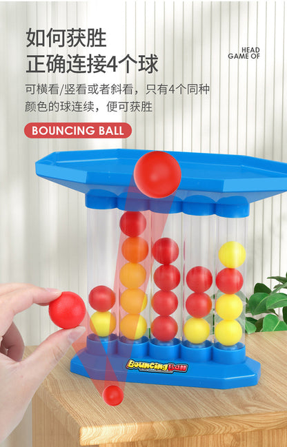 Bounce Fun Four-Ball Parent-Child Leisure Interactive Educational Desktop Basketball Game Catapult Toy