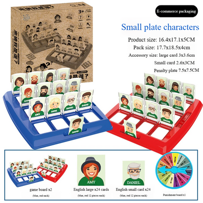 Guess Who I Am Board Game Toy Card Headband Logical Reasoning Thinking Puzzle Children's Parent-Child Interactive Game